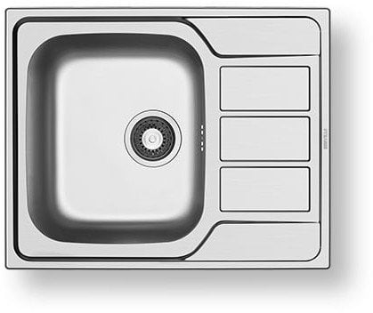 Pyramis Zlewozmywak ATHENA 62x50 1B 1D + bateria LUNGO