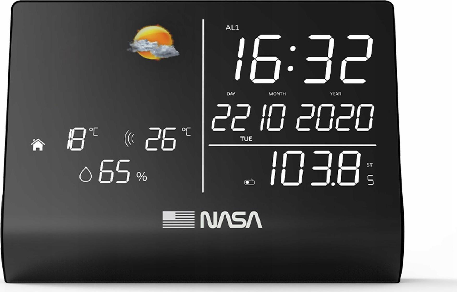 Stacja pogodowa NASA Nasa Stacja Pogody Pogodowa Wsp1300 Głośnik Radio