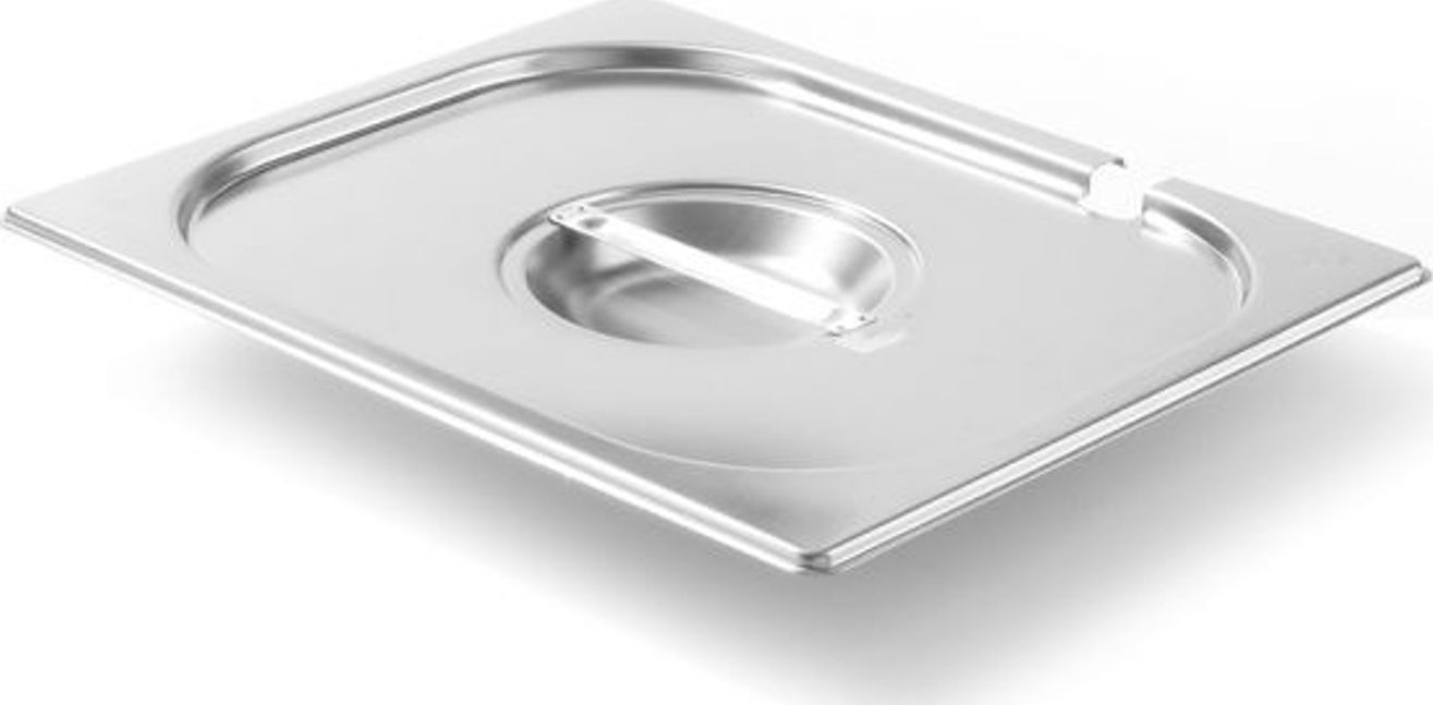 Hendi Pokrywka stalowa do GN Kitchen Line z wycięciem na chochlę GN 1/4 - Hendi 806951 Pokrywka stalowa do GN Kitchen Line z wycięciem na chochlę GN 1