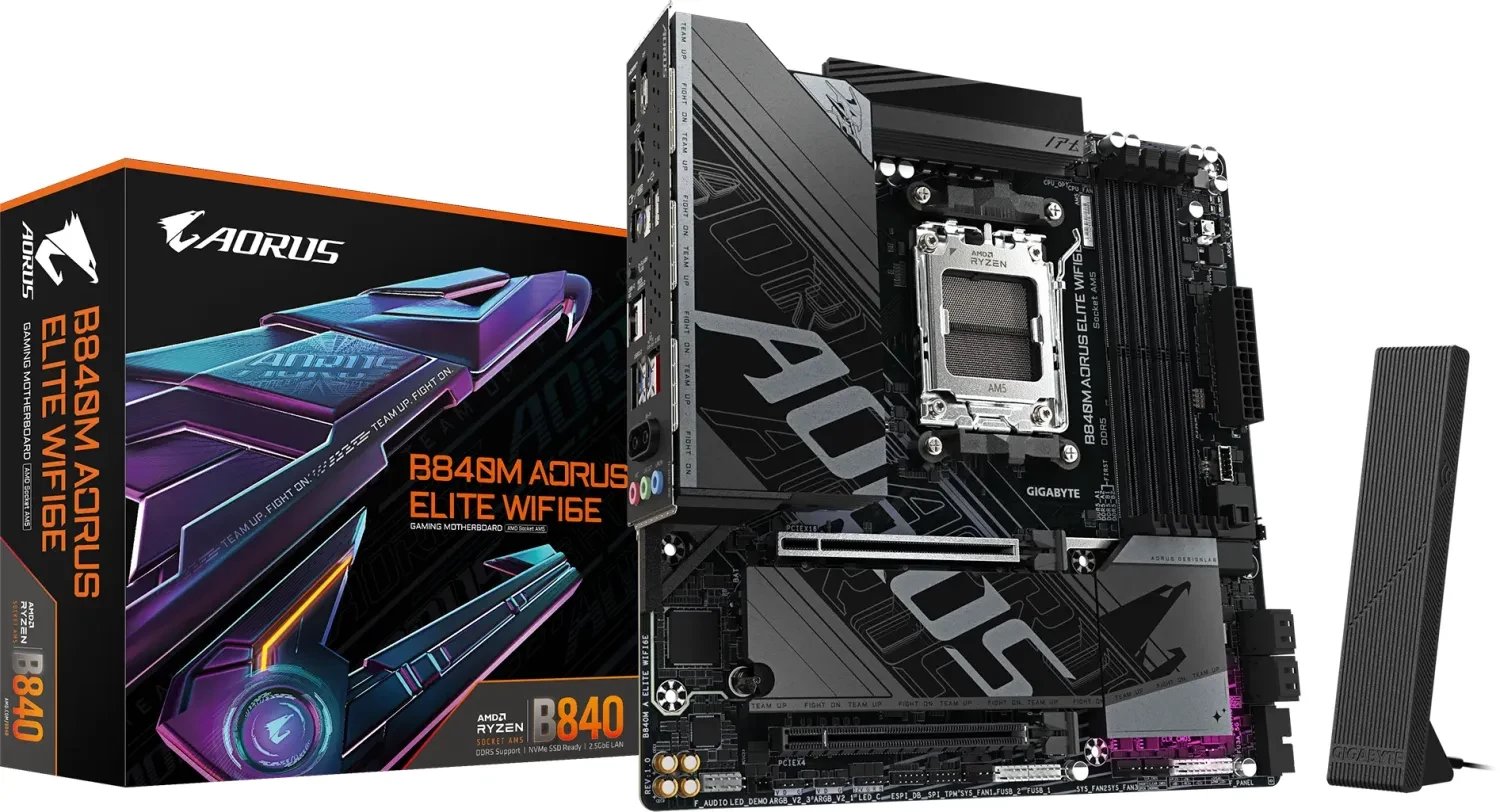 Płyta główna Gigabyte B840M AORUS ELITE WIFI6E