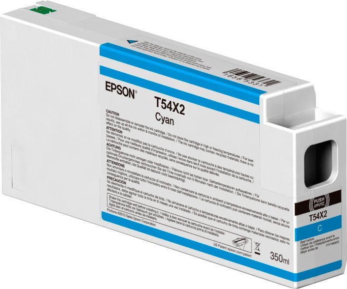 Tusz Epson T54X2 - 350 ml - Cyan - original kartridż do SureColor SC-P6000, SC-P7000, SC-P7000V, SC-P8000, SC-P9000, SC-P9000V