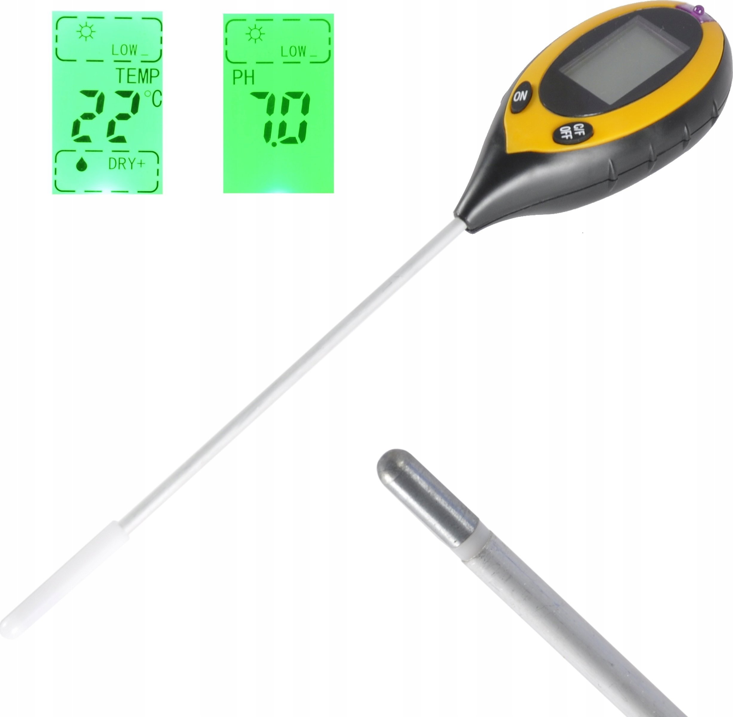 Geko Kwasomierz- Miernik pH gleby, temperatury i oświetlenia (35)