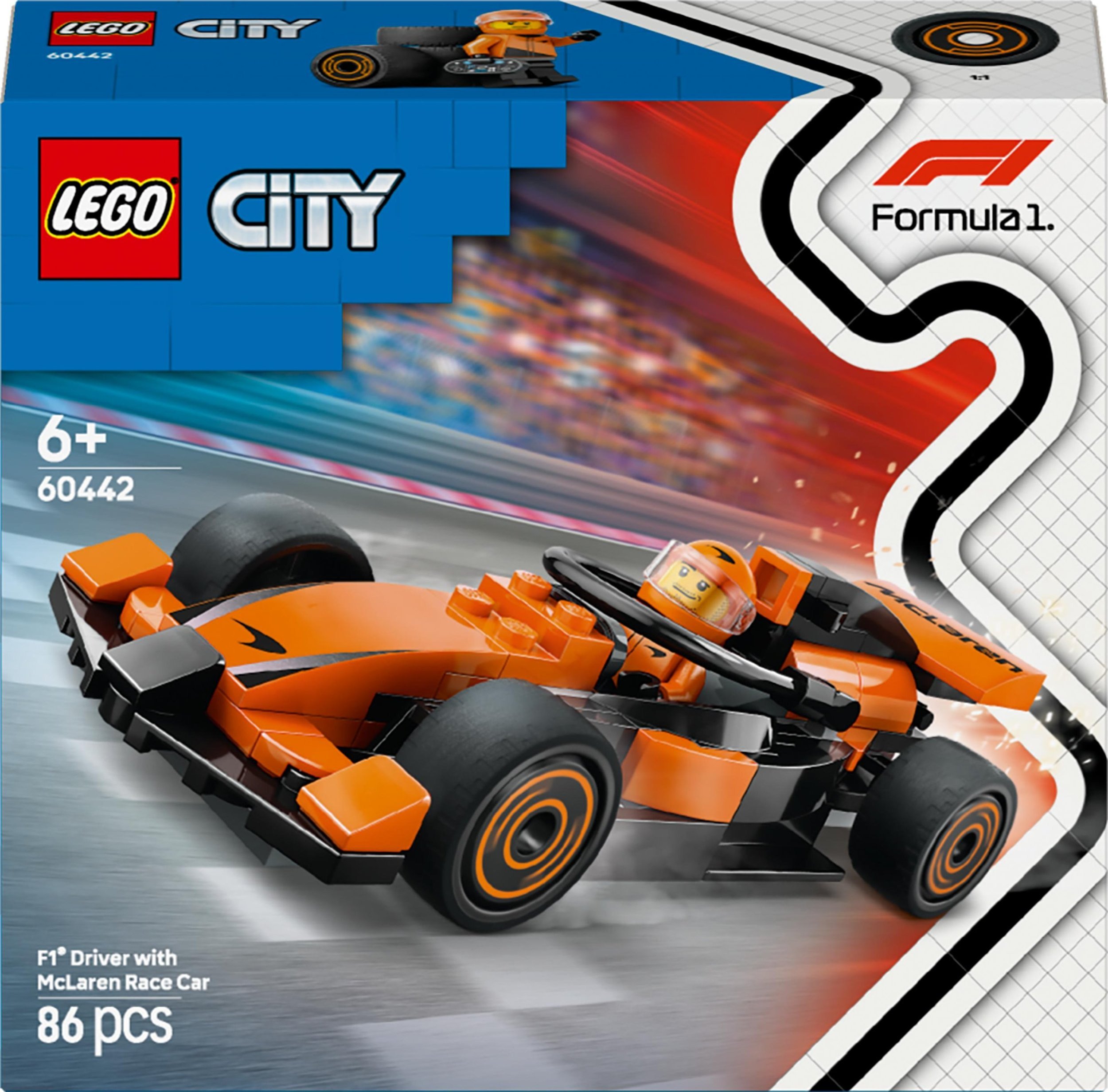 City Formuła 1 F1® Kierowca i bolid McLaren (60442)