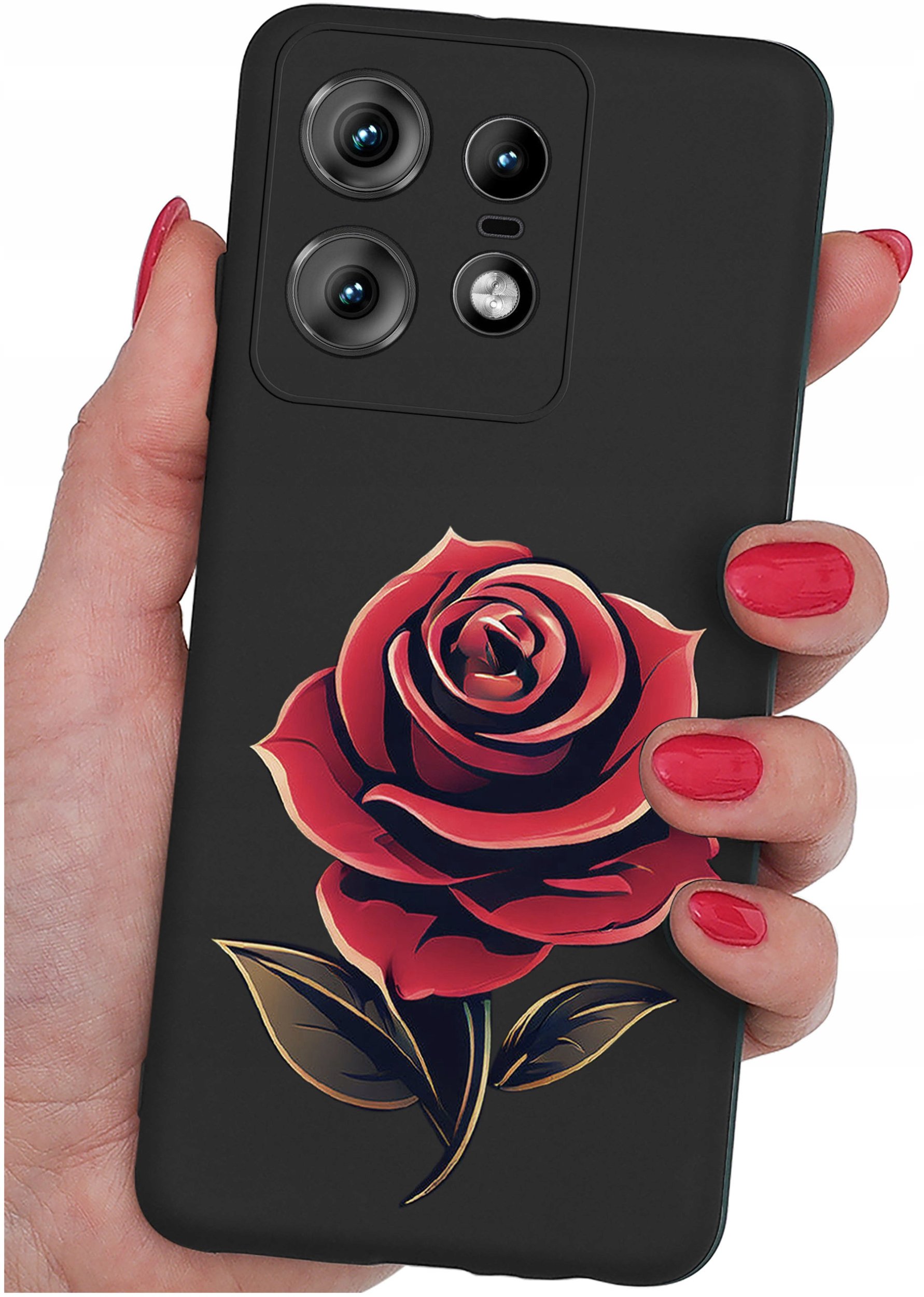 Etui do Motorola Moto EDGE 50 Pro WZORY |SILIKONOWE MATT CASE