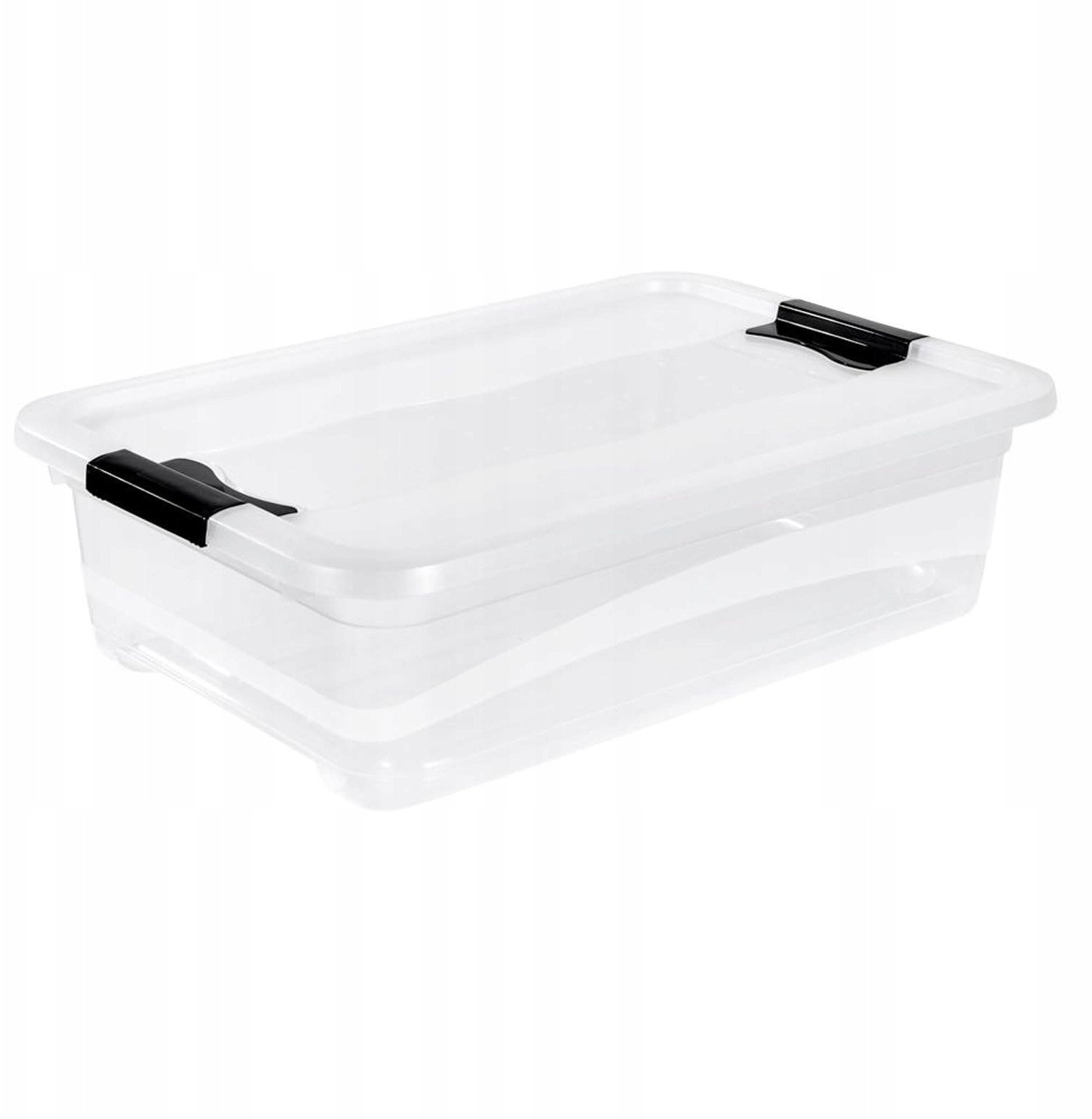 Box with lid crystalbox Cornelia 59 5x39 5x17cm 28L transparent 4001515429016