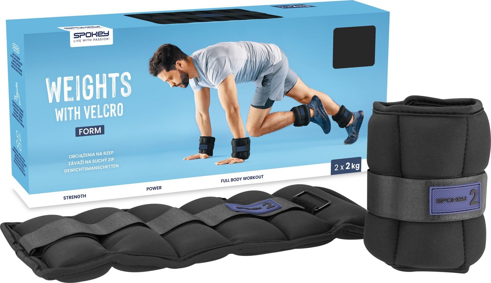 Triton OBCIĄŻENIA NA RZEP NEOPRENOWE 2 KG SPOKEY FORM