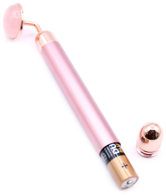 Masażer do twarzy - Kwarc Różowy