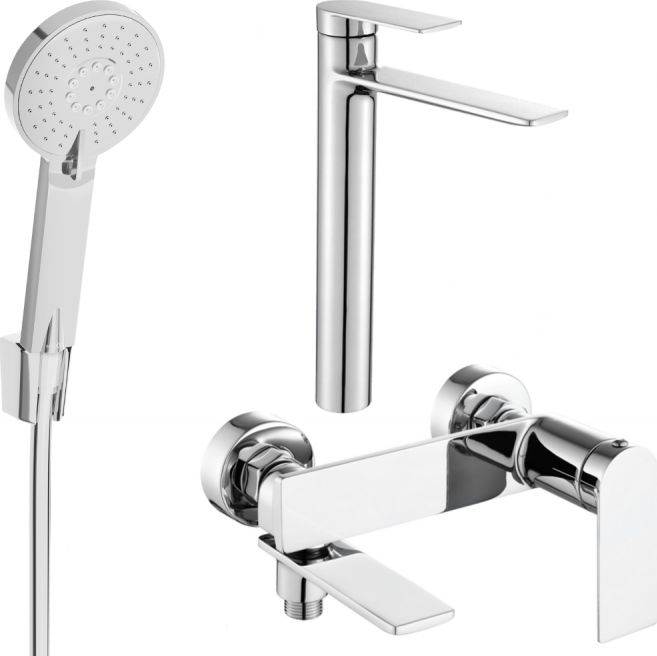 Mexen Mexen Zero R40 zestaw wannowy, chrom - 71113R40-00