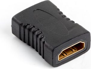 Adapter AV Lanberg HDMI - HDMI czarny (AD-0018-BK)