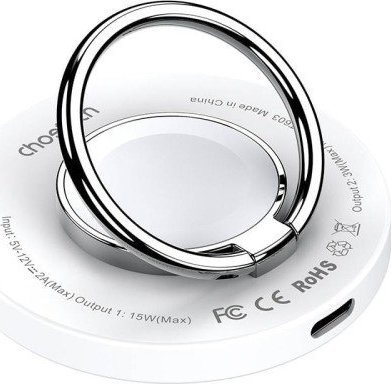 Ładowarka Choetech Bezprzewodowa ładowarka indukcyjna 2w1 Choetech T603-F, uchwyt (biała)