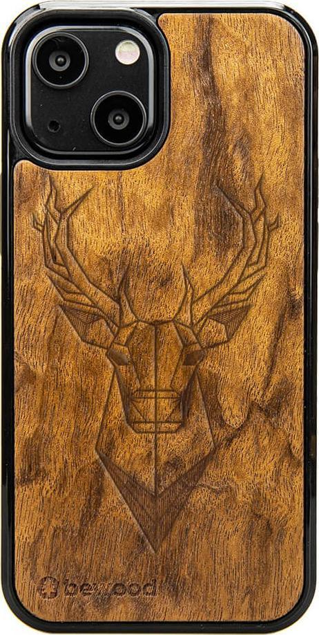 BeWood Drewniane Etui iPhone 13 Mini JELEŃ IMBUIA
