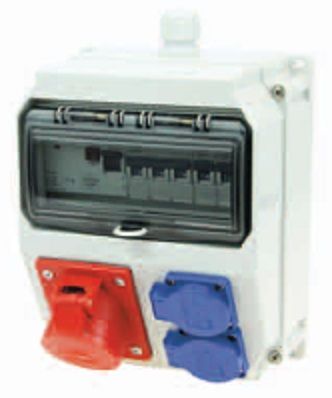 PCE Rozdzielnica stacjonarna 16/5xB16 2x2G2x2B LUBLIN IP54 (9035111W)