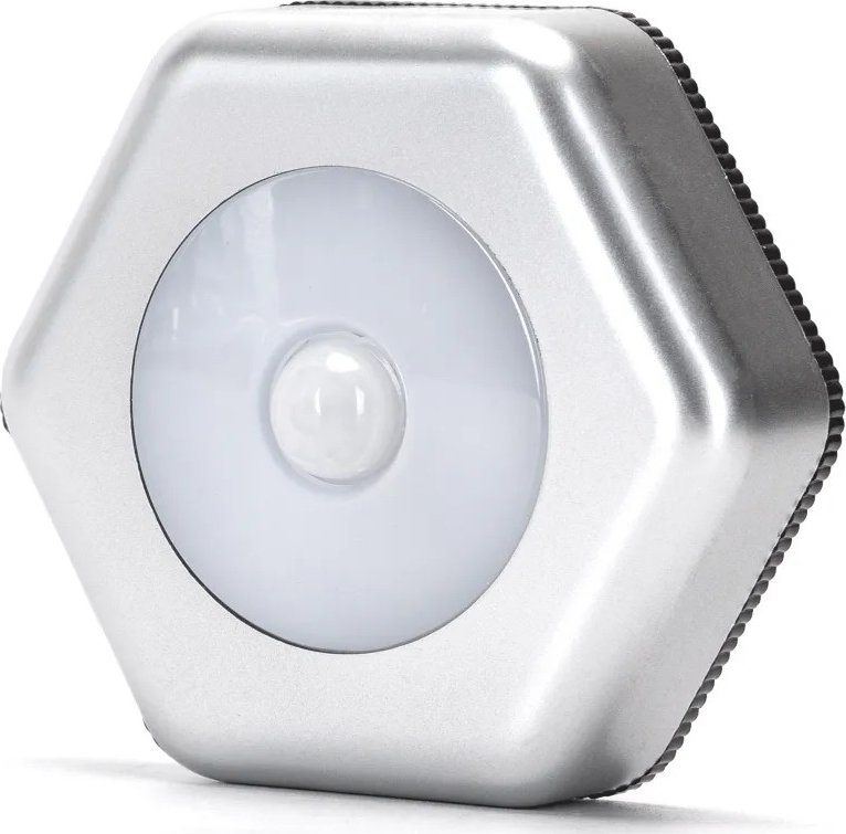 Aigostar Lampka nocna z czujnikiem 6500K 3xAAA Lampka nocna z czujnikiem 6500K 3xAAA