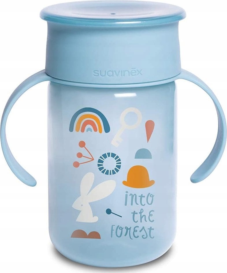 401195-KUBEK TRENINGOWY 360* 340ML/+12M/NIEBIESKI/FOREST