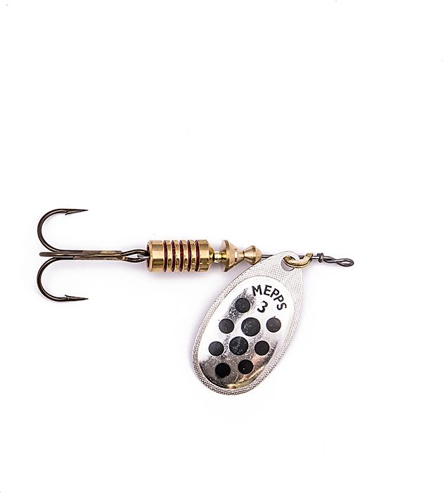 Mepps Błystka Aglia Decorees srebrna/czarne kropki 2/4.5g