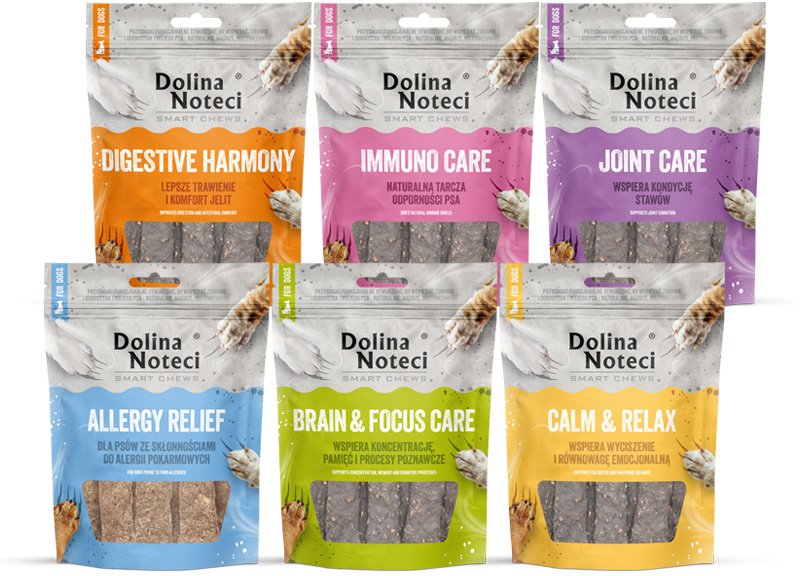 Dolina Noteci Smart Chews Gryzaki funkcjonalne dla psa mix rodzajów zestaw 6 x 7 szt.