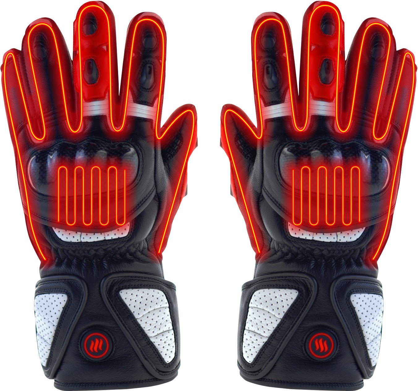 Glovii Ogrzewane rękawice motocyklowe, rozmiar: XL