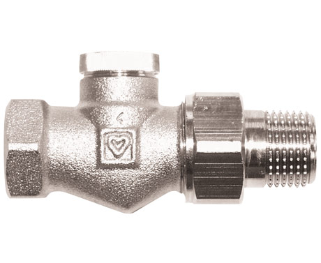 Herz Zawór grzejnikowy powrotny prosty 1/2" (1372341)