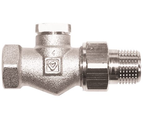 Herz Zawór grzejnikowy powrotny prosty 1/2" (1372341)