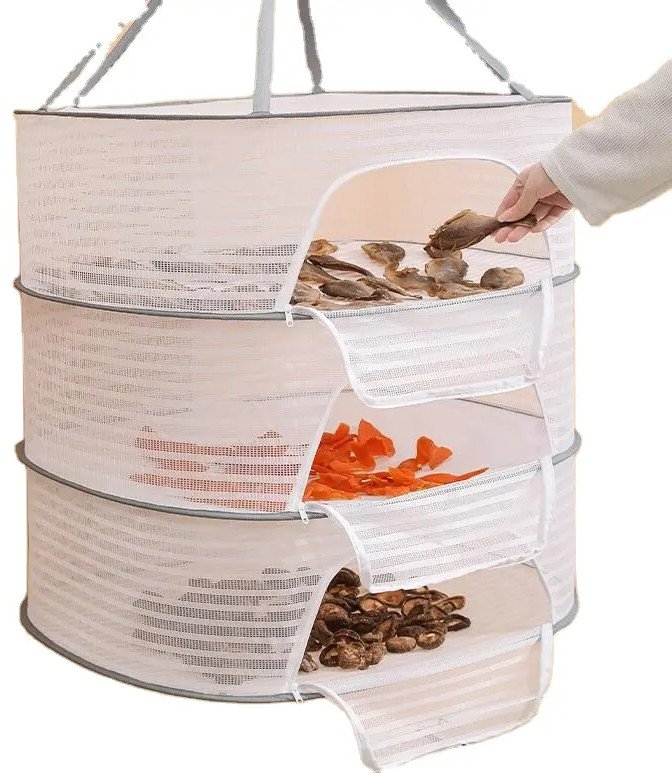 NATURALNA Suszarka do WARZYW OWOCÓW GRZYBÓW UBRAŃ RYB 3 poziomy ZEWNĘTRZNA