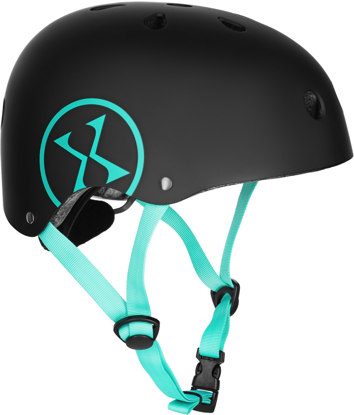 MTW001-1 KASK CZARNO-NIEBIESKI ROZM. M(55-58CM) NILS EXTREME