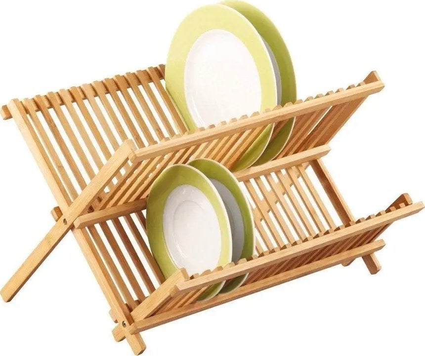 Zeller Bambusowa suszarka do naczyń, ociekacz - 2 poziomy, ZELLER