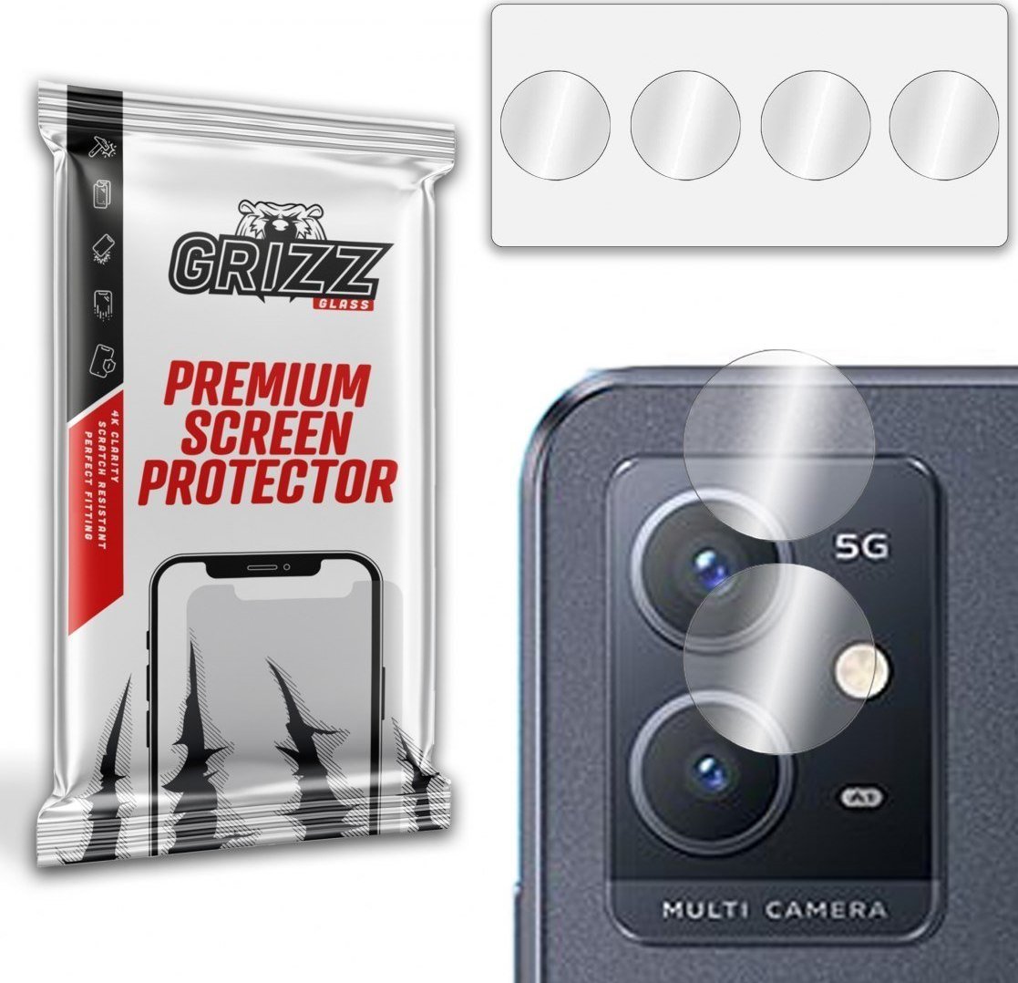 GrizzGlass Szkło hybrydowe na aparat Grizz Vivo Y30 5G