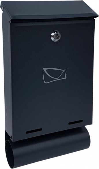 Skrzynka na listy York z tubą antracyt C5 (SKL YORT 475)