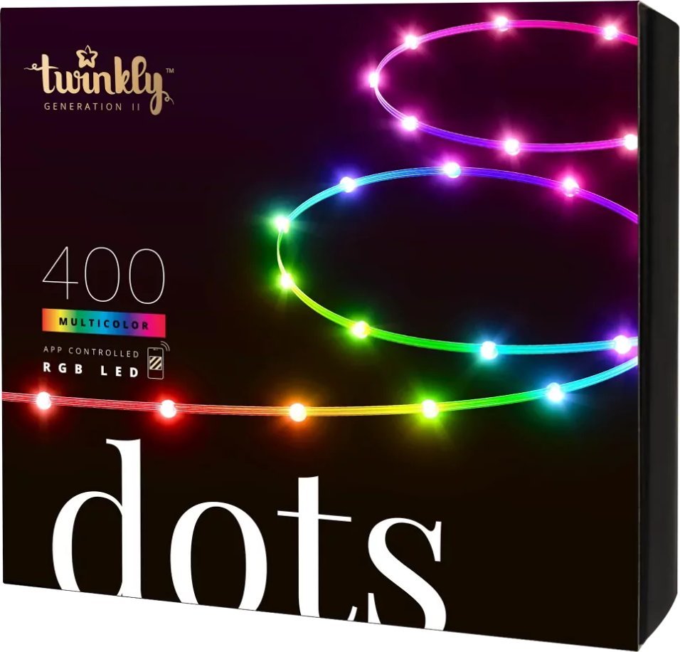 Twinkly Twinkly Dots 400 LED RGB transparent wire