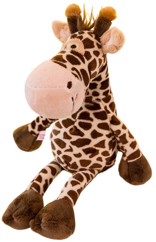 LeanToys Pluszowa Maskotka Przytulanka Żyrafa Brązowa 28cm