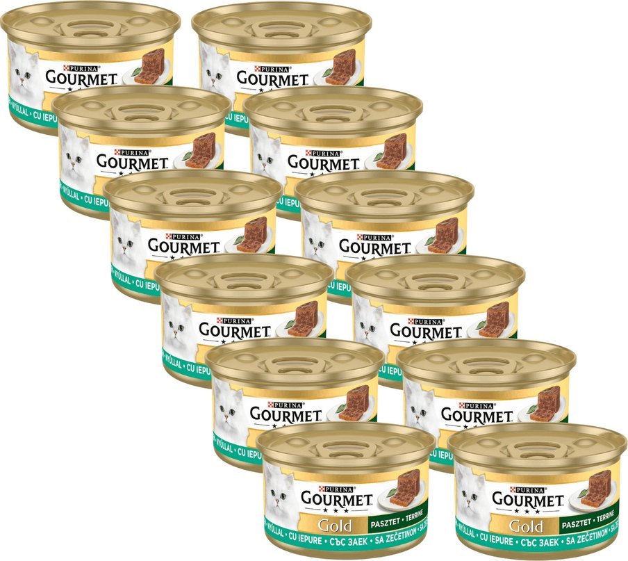 Purina Purina Gourmet Gold pasztet z królikiem 12x85g