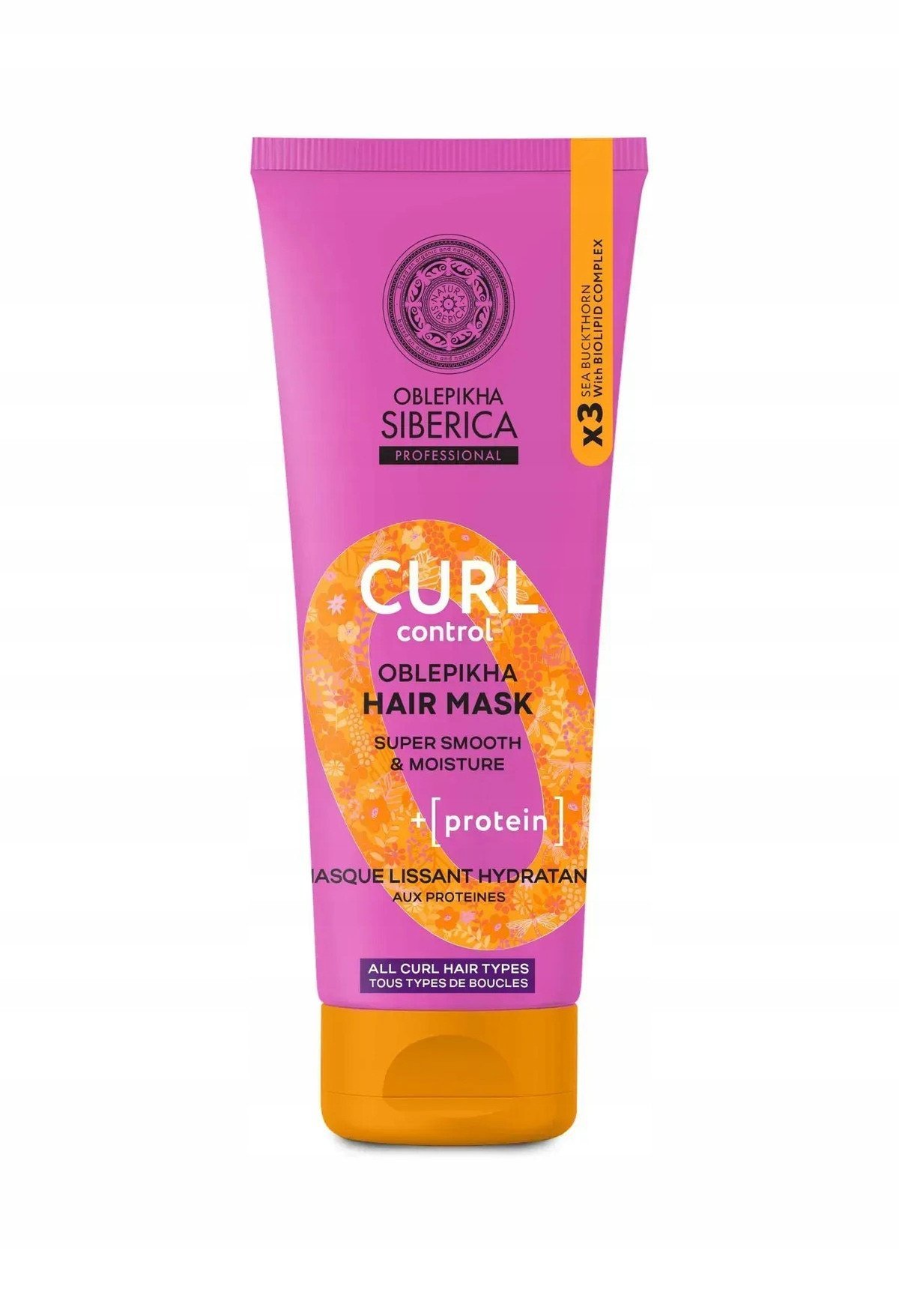 SIBERICA PROFESSIONAL_Oblepikha Curl Control maska do włosów kręconych 200ml