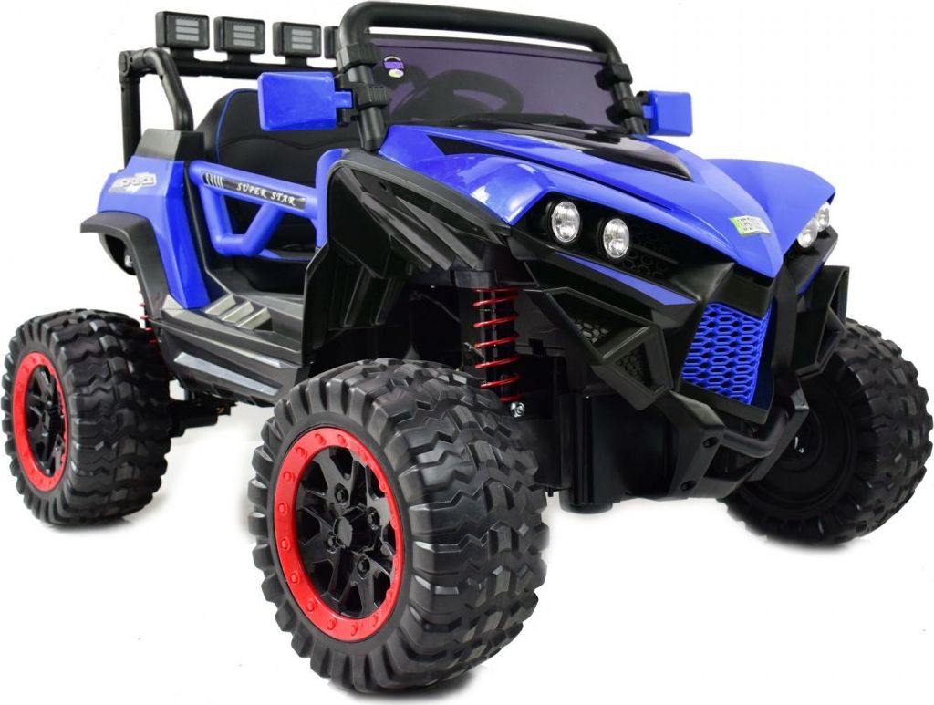 Super-Toys MEGA AUTO CFORCE 4X4 , METALOWE AMORTYZATORY, FUNKCJA BUJANIA, KLIMATYZACJA MIĘKKIE KOŁA EVA, MIĘKKIE SIEDZENIE FULL OPCJA /XJL5