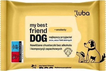 LUBA_Dog nawilżane chusteczki do pielęgnacji wrażliwych miejsc 25 szt.
