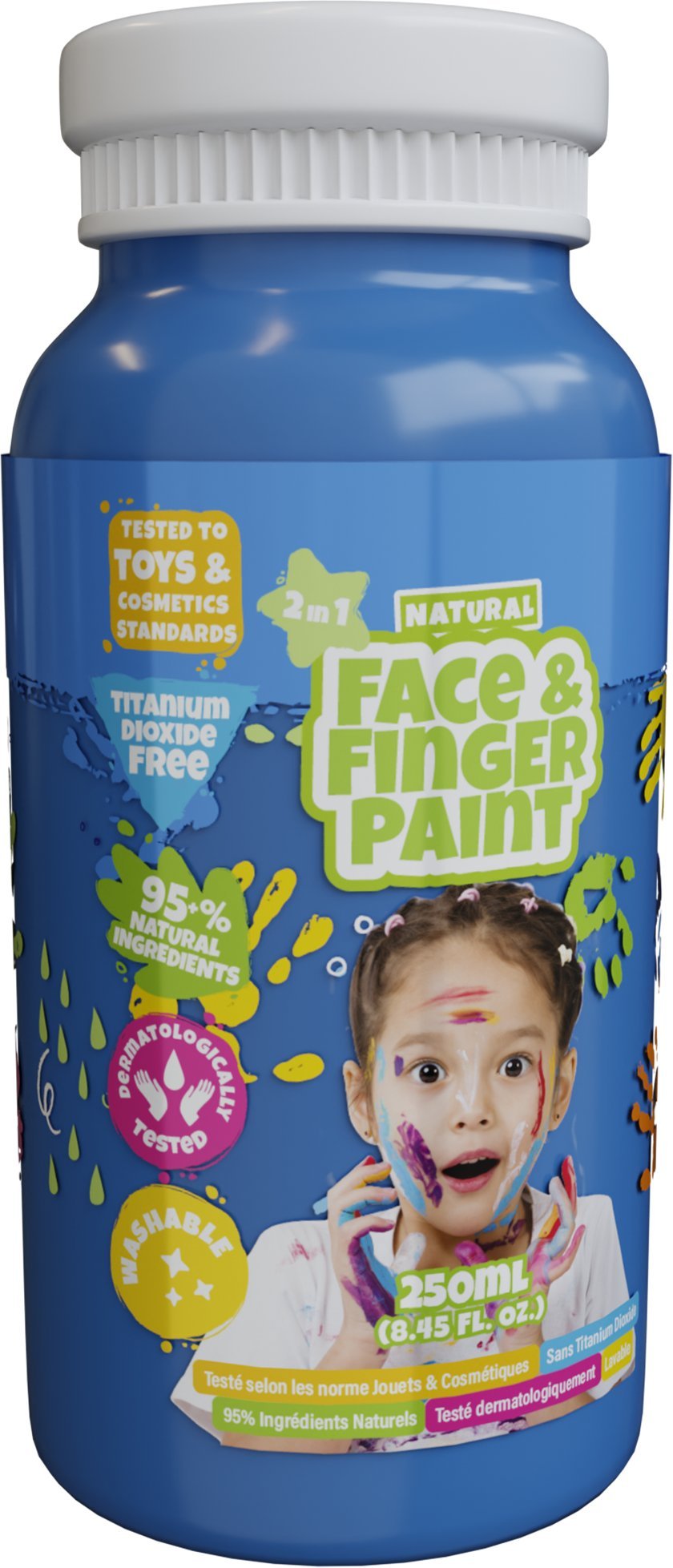 BOTI NATURAL farba d/mal palcami NIEB 250ml 38587