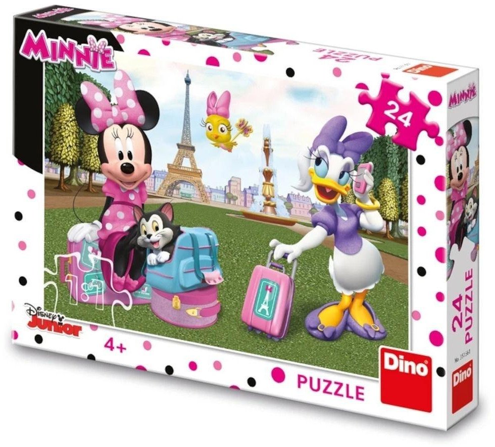 Puzzle Myszka Minnie w Paryżu 24el