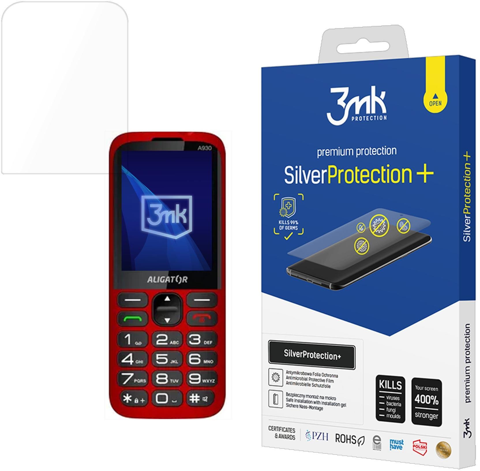 ALIGATOR A930 4G - 3MK SILVERPROTECTION+