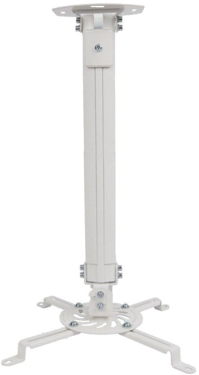 Uchwyt do projektorów Techly regulowany 38-58 cm, sufitowe, srebrny (309654)