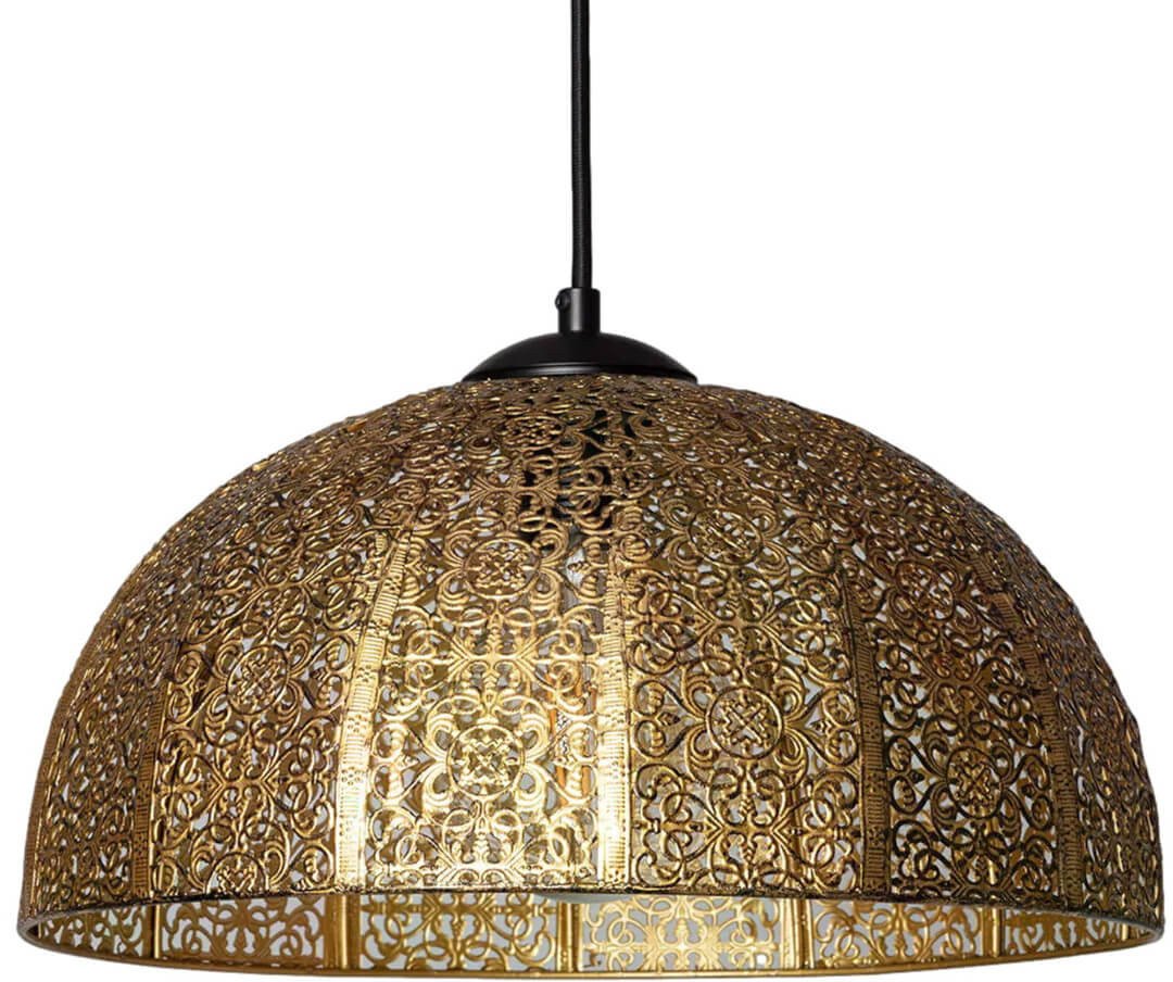 Jadalniana lampa wisząca Maestro ABR-LWE-E27 Abruzzo metalowa złota