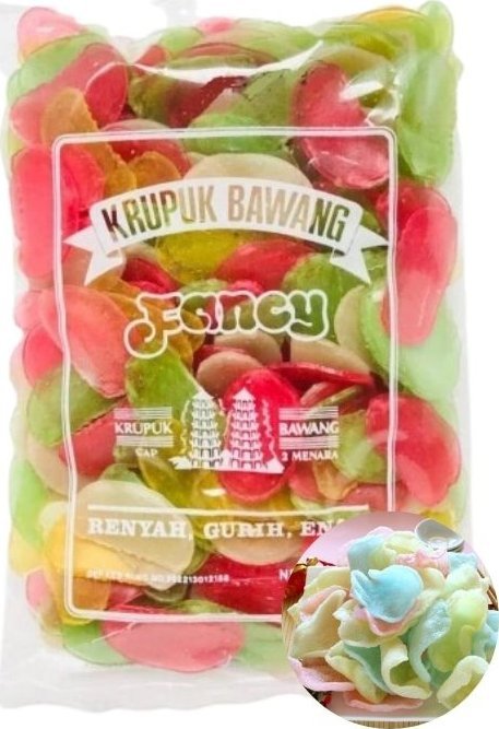 Prażynki chipsy z tapioki kolorowe crackers vegetable do smażenia na tłuszczu przekąska