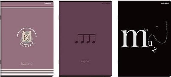 Zeszyt A4/16K linia Muzyka (10szt) TOP2000