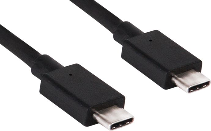 Kabel USB Club 3D USB-C - USB-C 0.8 m Czarny (CAC-1522)