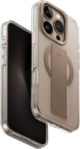 Uniq UNIQ etui Heldro Max iPhone 16 Pro Max 6.9" Magclick Charging złoty/taupe gold