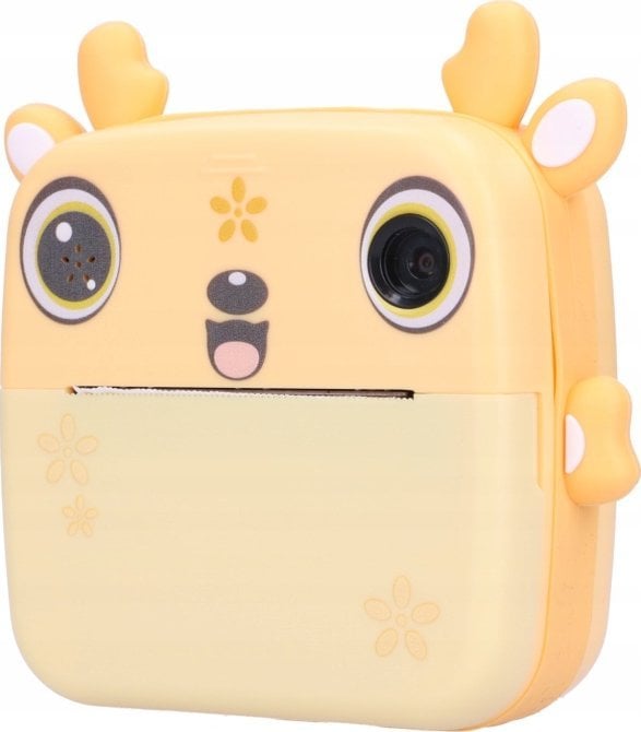 Aparat cyfrowy ExtraLink Zestaw | Drukarka termiczna EPP-006 Żółta + Papier termiczny 3 rolki | jelonek