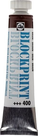 Talens Farba drukarska Blockprint brązowa 20 ml