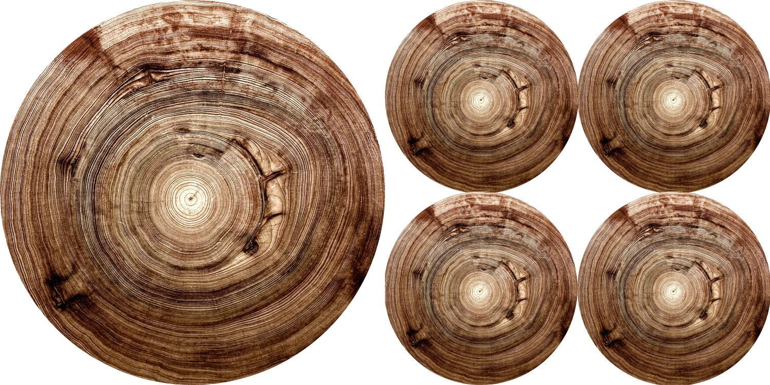 Bertoni-arco Zestaw podkładek na stół okrągłych 1+4 - KEMPAS