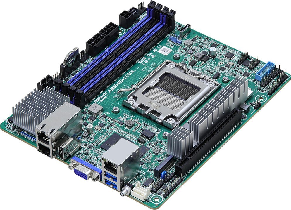 ASRock ASRock Mainboard AM5D4ID-2T/BCM mini-ITX Sockel AM5 Single