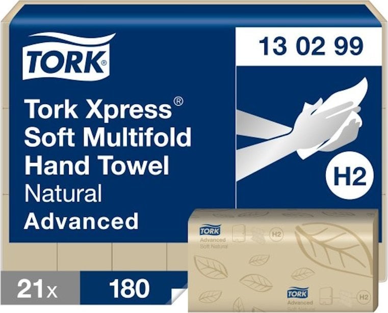 Tork Tork Xpress - Miękki ręcznik w składce trójpanelowej, naturalny - Advanced