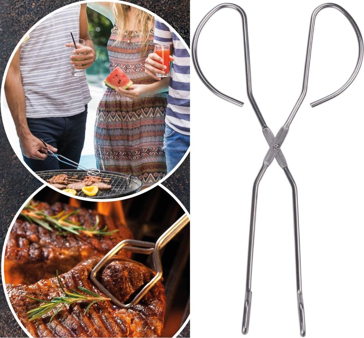 BBQ SZCZYPCE DO GRILLA dł 26,7cm