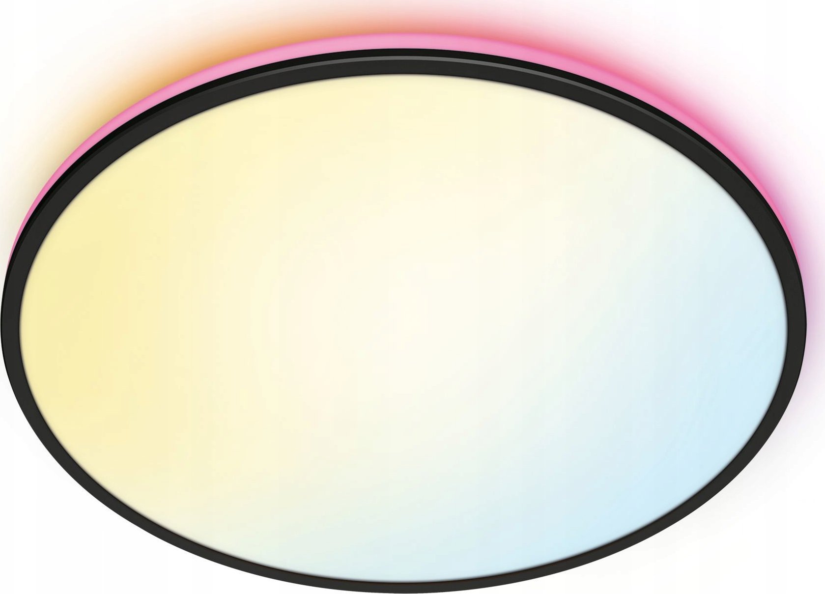 Lampa sufitowa Signify WiZ Rune Deckenleuchte Tunable White&Color 2100lm Schwarz